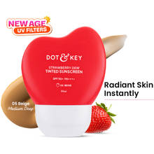 Dot & Key Strawberry Dew Tinted Sunscreen In-Vivo Tested SPF 50+ PA++++ for Daily Wear -05 Beige