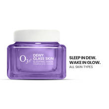 O3+ Dewy Glass Skin Sleeping Mask With Hyaluronic Acid And Ceramides