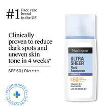 Neutrogena Ultrasheer Age Shield Fluid Face Sunscreen SPF 50+ PA++++