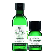 The Body Shop Tea Tree Facial Wash & Face Oil Combo