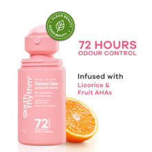 Earth Rhythm 5% AHA Detan Underarm Roll On Reduces Pigmentation Citrus Fresh No Aluminium