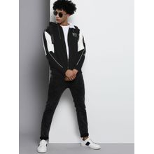 The Indian Garage Co Men Regular Fit Colorblock Multi-Color Hoodie