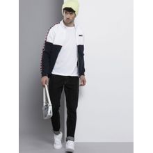 The Indian Garage Co Men Regular Fit Colorblock High Neck Multi-Color Sweatshirt