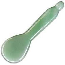 Getmecraft Green Jade Spoon Shape Gua Sha Massage Tool