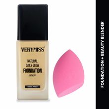 VERYMISS Foundation + Beauty Blender Combo Set