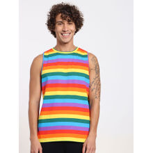 Bewakoof Pride Stripe Vest - Multi-Color