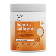 Wellbeing Nutrition Beauty Korean Marine Collagen Peptides With Hyaluronic Acid - Mango Peach
