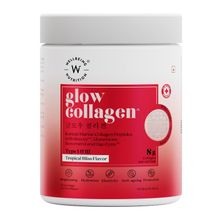Wellbeing Nutrition Glow Korean Marine Collagen Peptides With Glutathione & Skinax2Tm-Tropical Bliss