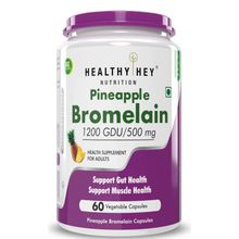 HealthyHey Nutrition Bromelain Digestive Enzyme - Veg Capsules