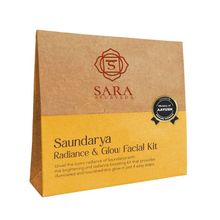 Sara Ayurveda Saundarya Radiance & Glow Facial Kit - Single Use
