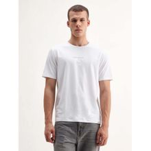 Rare Rabbit Men Rabbits-25 White Primary T-Shirt