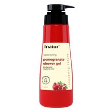 Inatur Pomegranate Shower Gel With Rasberry & Black Pepper (Sulphate Free)