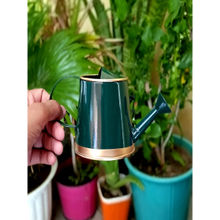 Ecofynd Green Small Metal Watering Can