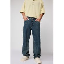 FREAKINS Acid Blue Straight Fit Jeans