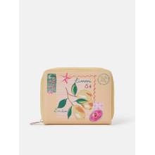 Accessorize London Women's Yellow Summer Print Jewellery Travel Wallet