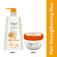 Dove Healthy Ritual Strengthening Shampoo(650ml) + Hair Mask