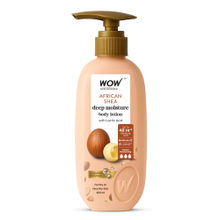 WOW Skin Science Shea Butter With Lactic Acid Body Lotion - Moisturize Dry Skin