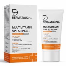 Dermatouch Multivitamin SPF 50 PA+++ Sunscreen Gel
