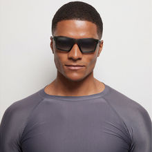 Lenskart Boost Grey Full Rim Polarized And UV Protected Unisex Sunglasses (LKB S15357_1)