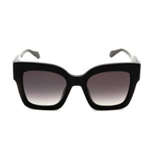 Just Cavalli Shiny Black Acetate Frame And Grey Smoke Sunglasses (SJC019V52700SG) (52)