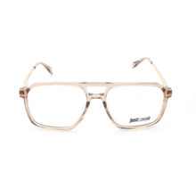 Just Cavalli Shiny Transparent Brown Acetate Eyewear Frame (VJC057577T1FR) (57)