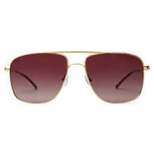 Scott Sunglasses Brown Gradient Lens Aviator Sunglass Full Rim Gold Frame (56)
