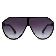 Scott Sunglasses Gradient Grey Lens Fashion Sunglass Full Rim Black Frame (142)