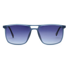 Scott Sunglasses Blue Gradient Lens Wayfarer Sunglass Full Rim Blue Frame (54)