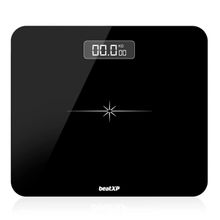 beatXP Actifit Flare Digital Weighing Scale with Backlit LCD Panel Black