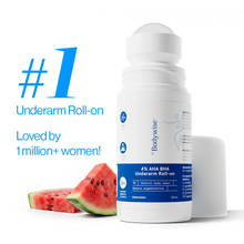 Be Bodywise 4% AHA BHA Underarm Roll On Deodorant Watermelon Fragrance - Treats Odour & Pigmentation
