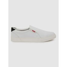 Levi's Mens Exclusive 2.0 White Plain Slip On
