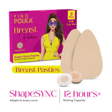 Pinq Polka ShapeSYNC Breast Lift Tape Boob Pasties Push Up (F-H Cups)