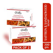 Globus Naturals Saffron & Sandalwood Soap (Pack Of 2)