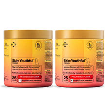 Setu Skin Youthful Marine Collagen Powder with Biotin for Women - Peach Mango