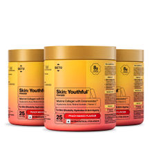 Setu Skin Youthful Marine Collagen Powder with Biotin for Women - Peach Mango