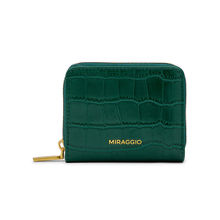 MIRAGGIO Green Textured Wallet