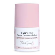Carmesi Natural UnderArms Roll On Deodorant for Women - Floral Sunset