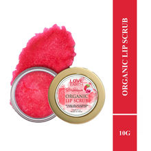 Love Earth Organic Lip Scrub with Shea Butter and Vitamin-E for Lip Hydration and Repair