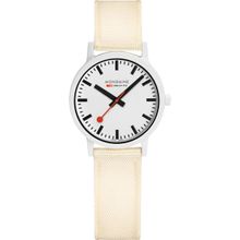 Mondaine Essence Hours Analog Dial Color White Women's Watch- MS1.32111.LT