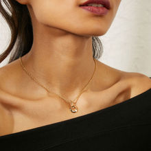 Pipa Bella by Nykaa Fashion 18K Gold Plated Sterling Silver Heart Cut Out Necklace