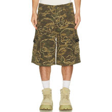 Affliction Skull Camo Shorts