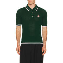 Casablanca Mock Mini Crochet Polo