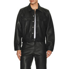 Midnight Rodeo Leather Trucker Jacket