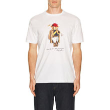 POLO RALPH LAUREN Short Sleeve Jersey Knit Novelty Polo Society Bear Tee