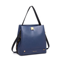 Diana Korr Nema Eyelet Side Detail Handbag - Blue