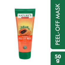 Nature's Essence Flawless Peel-Off Mask For Glowing Skin, Papaya Face Mask For Women - Orange