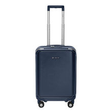 CARLTON Unisex Navy Blue Style Cabin Hard Trolley Bag (S)
