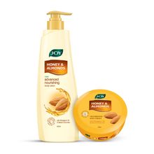 Joy Honey & Almonds Combo Of Advanced Nourishing Body Lotion & Nourishing Skin Cream(700 Ml)