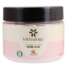 Tattvalogy Pharma Grade Rose Clay, Pinkish Rose Clay Used in Creams, Scrubs, and Soap Making