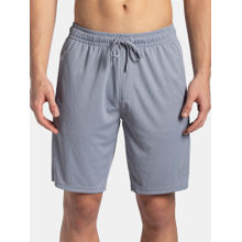 Jockey MV55 Men Lightweight and Breathable Microfiber Active Wear Shorts - Grey